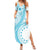 Kia Orana Cook Islands Summer Maxi Dress Tiare and Stars - Turquoise