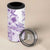 Kia Orana Cook Islands 4 in 1 Can Cooler Tumbler Tiare & Stars - Lavender