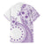 Kia Orana Cook Islands Family Matching Mermaid Dress and Hawaiian Shirt Tiare and Stars - Lavender