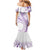 Kia Orana Cook Islands Family Matching Mermaid Dress and Hawaiian Shirt Tiare and Stars - Lavender