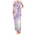 Kia Orana Cook Islands Family Matching Tank Maxi Dress and Hawaiian Shirt Tiare and Stars - Lavender