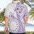 Kia Orana Cook Islands Hawaiian Shirt Tiare and Stars - Lavender