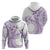 Kia Orana Cook Islands Hoodie Tiare and Stars - Lavender