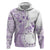 Kia Orana Cook Islands Hoodie Tiare and Stars - Lavender