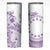 Kia Orana Cook Islands Skinny Tumbler Tiare & Stars - Lavender