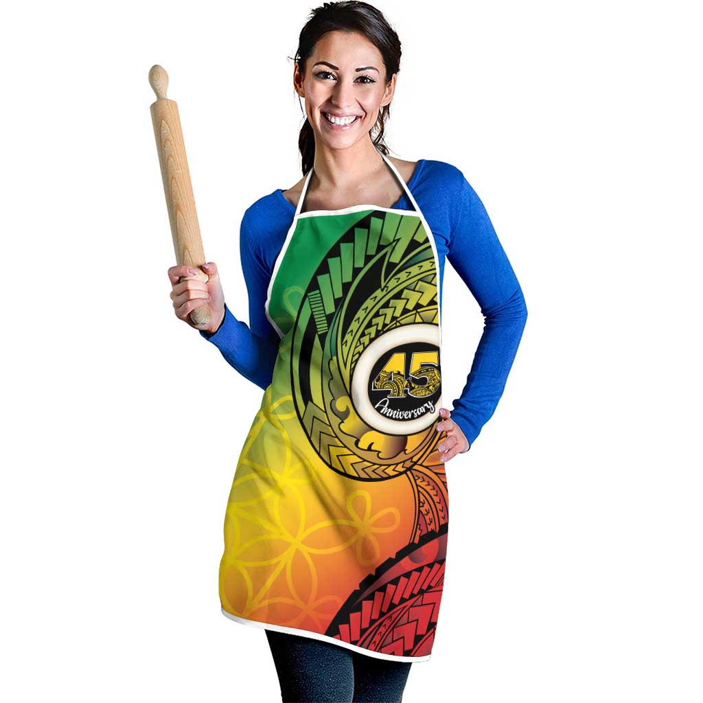 Vanuatu 45th Independence Anniversary Apron Ni-Van Sandroing - Polynesian Pride