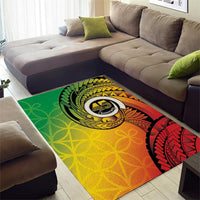 Vanuatu 45th Independence Anniversary Area Rug Ni-Van Sandroing - Polynesian Pride