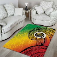 Vanuatu 45th Independence Anniversary Area Rug Ni-Van Sandroing - Polynesian Pride