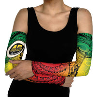 Vanuatu 45th Independence Anniversary Arm Sleeves Ni-Van Sandroing - Polynesian Pride