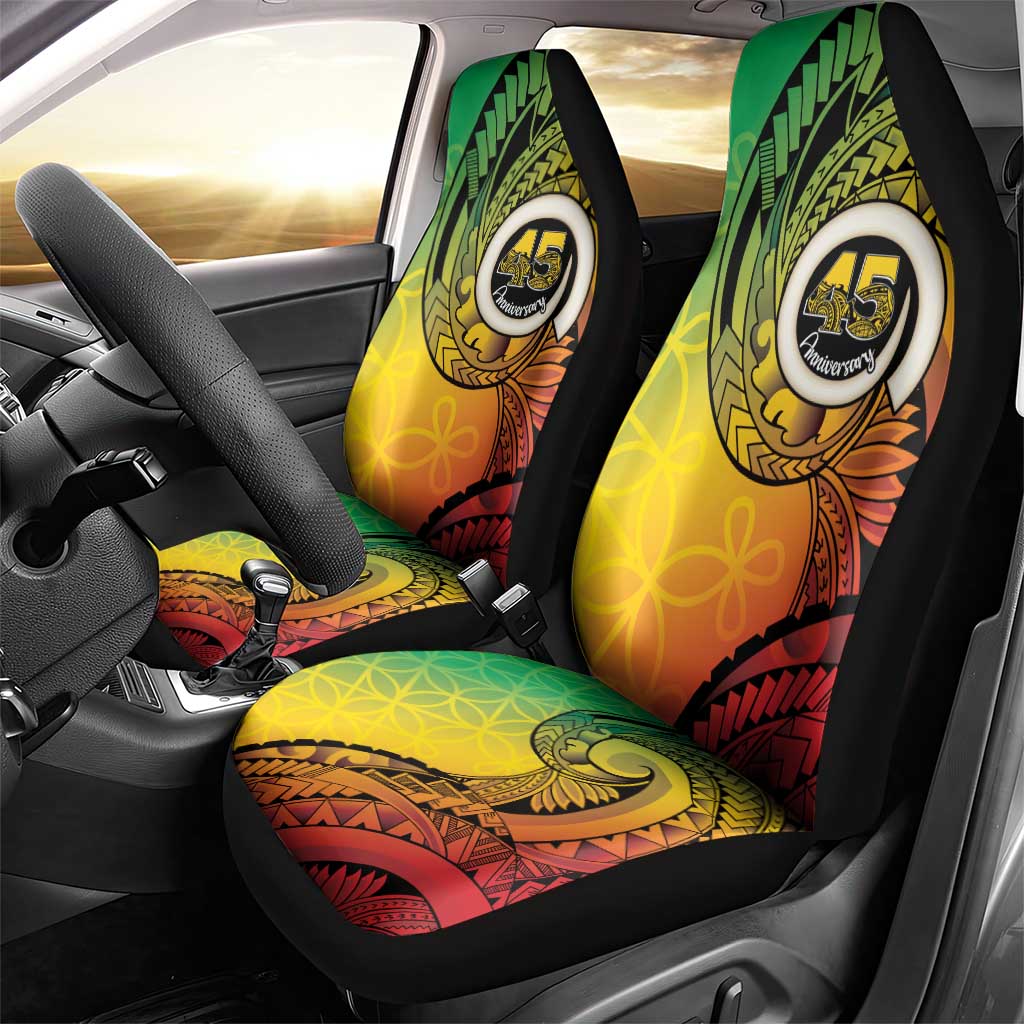 Vanuatu 45th Independence Anniversary Car Seat Cover Ni-Van Sandroing LT7 - Polynesian Pride