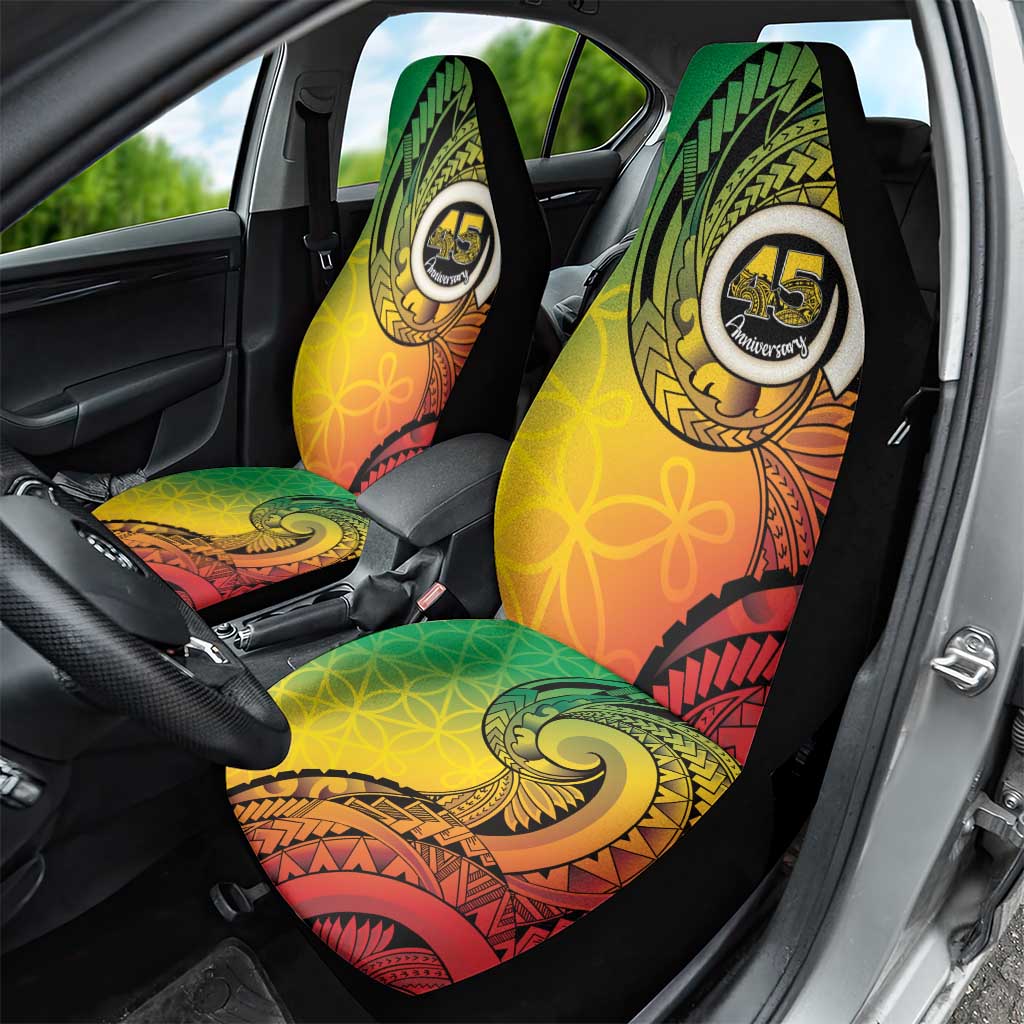 Vanuatu 45th Independence Anniversary Car Seat Cover Ni-Van Sandroing LT7 - Polynesian Pride