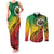 Vanuatu 45th Independence Anniversary Couples Matching Tank Maxi Dress and Long Sleeve Button Shirt Ni-Van Sandroing - Polynesian Pride