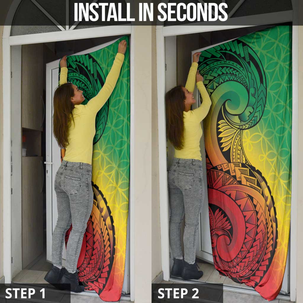 Vanuatu 45th Independence Anniversary Door Cover Ni-Van Sandroing - Polynesian Pride