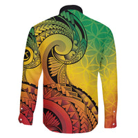 Vanuatu 45th Independence Anniversary Family Matching Off Shoulder Maxi Dress and Hawaiian Shirt Ni-Van Sandroing - Polynesian Pride