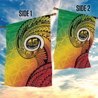 Vanuatu 45th Independence Anniversary Garden Flag Ni-Van Sandroing LT7 - Polynesian Pride