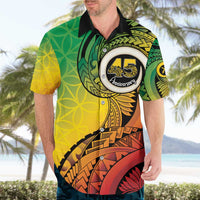 Vanuatu 45th Independence Anniversary Hawaiian Shirt Ni-Van Sandroing - Polynesian Pride