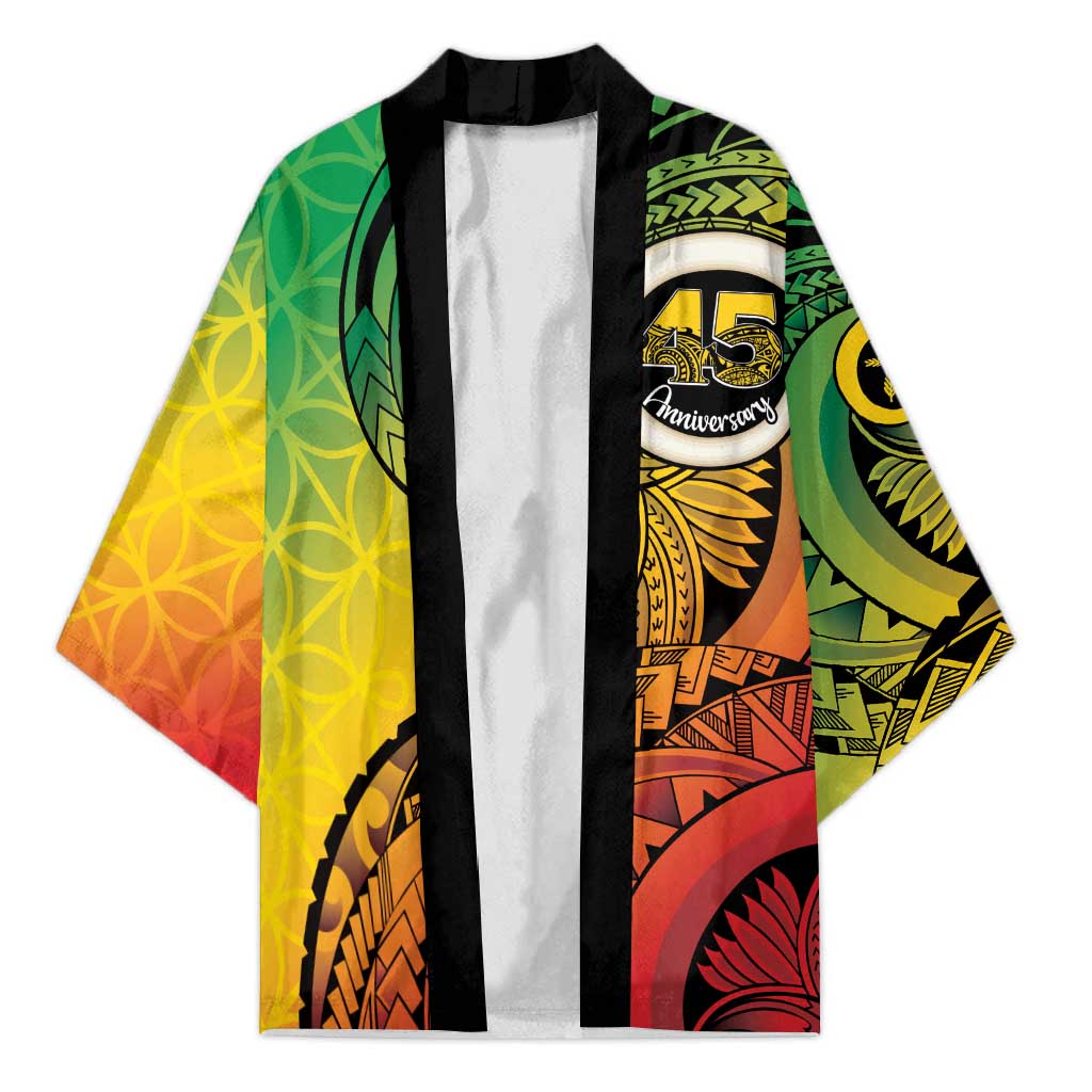 Vanuatu 45th Independence Anniversary Kimono Ni-Van Sandroing - Polynesian Pride