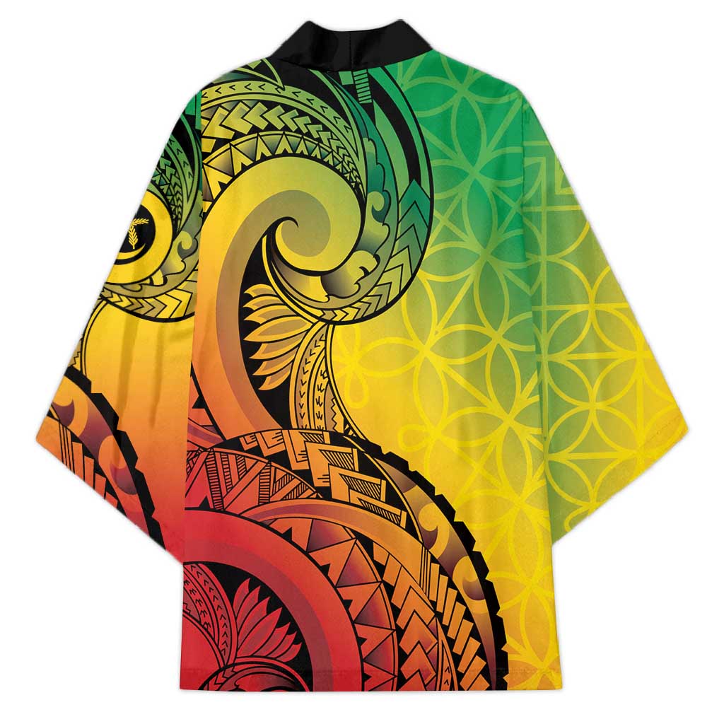 Vanuatu 45th Independence Anniversary Kimono Ni-Van Sandroing - Polynesian Pride