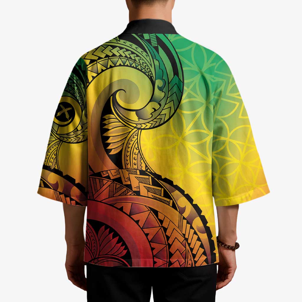 Vanuatu 45th Independence Anniversary Kimono Ni-Van Sandroing - Polynesian Pride