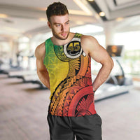 Vanuatu 45th Independence Anniversary Men Tank Top Ni-Van Sandroing LT7 Colorful - Polynesian Pride