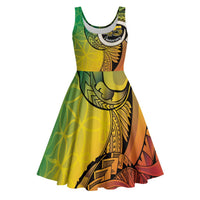 Vanuatu 45th Independence Anniversary Midi Dress Ni-Van Sandroing - Polynesian Pride