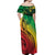 Vanuatu 45th Independence Anniversary Off Shoulder Maxi Dress Ni-Van Sandroing - Polynesian Pride