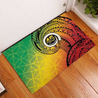 Vanuatu 45th Independence Anniversary Rubber Doormat Ni-Van Sandroing LT7 - Polynesian Pride