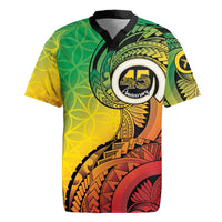 Vanuatu 45th Independence Anniversary Rugby Jersey Ni-Van Sandroing LT7 Colorful - Polynesian Pride