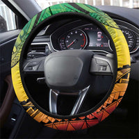 Vanuatu 45th Independence Anniversary Steering Wheel Cover Ni-Van Sandroing LT7 - Polynesian Pride