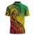 Vanuatu 45th Independence Anniversary Zipper Polo Shirt Ni-Van Sandroing - Polynesian Pride