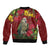 Kakapo Bird New Zealand Bomber Jacket Floral Christmas