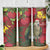 Kakapo Bird New Zealand Skinny Tumbler Floral Christmas