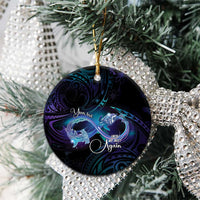 Polynesian Personalized Memorial Ceramic Ornament Oceanic Infinity Symbol - Until We Meet Again - Polynesian Pride