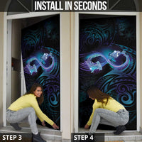 Polynesian Memorial Door Cover Oceanic Infinity Symbol - Until We Meet Again - Polynesian Pride