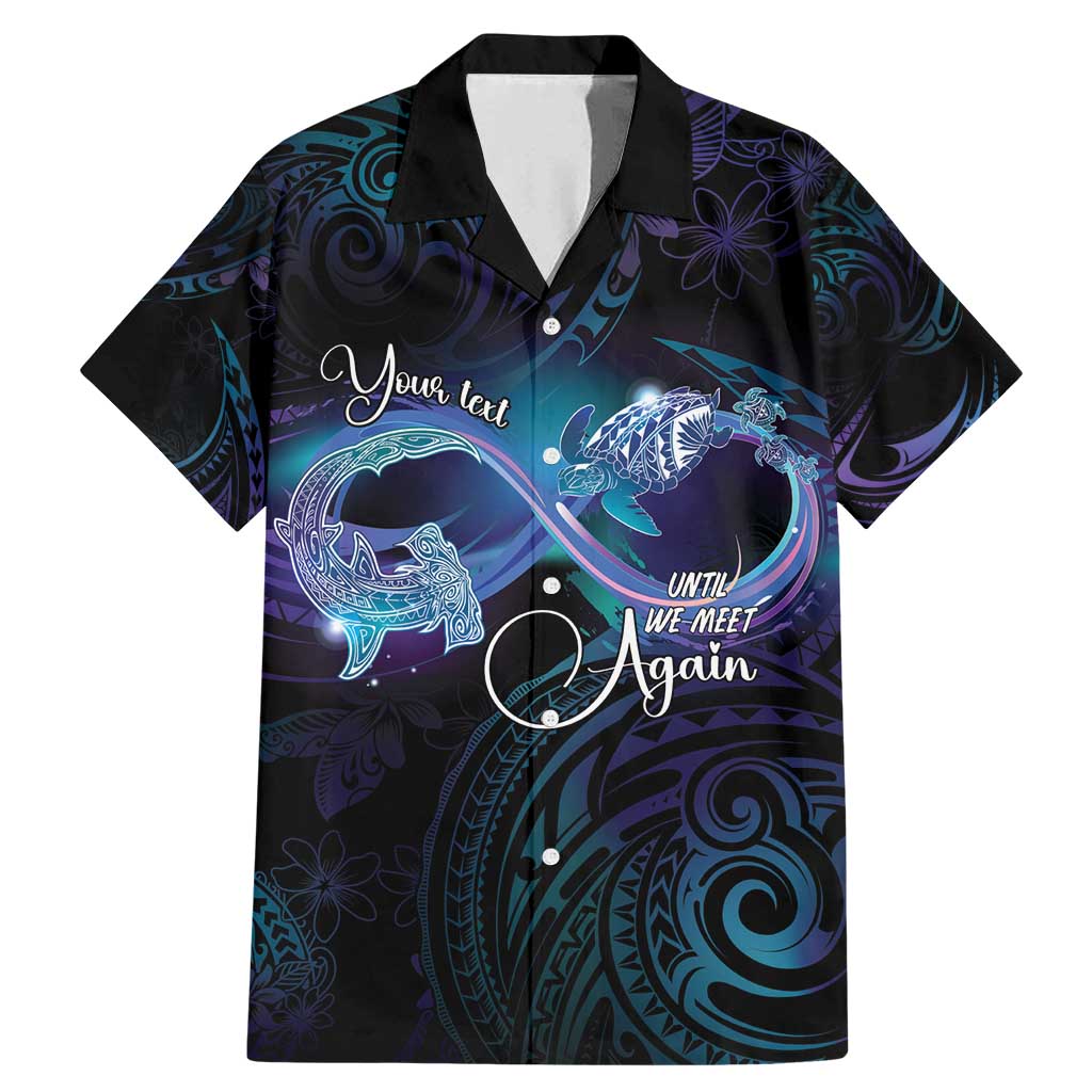 Polynesian Personalized Memorial Family Matching Mermaid Dress and Hawaiian Shirt Oceanic Infinity Symbol - Until We Meet Again - Polynesian Pride