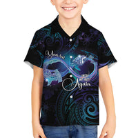 Polynesian Personalized Memorial Hawaiian Shirt Oceanic Infinity Symbol - Until We Meet Again - Polynesian Pride