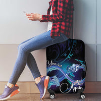 Polynesian Personalized Memorial Luggage Cover Oceanic Infinity Symbol - Until We Meet Again - Polynesian Pride