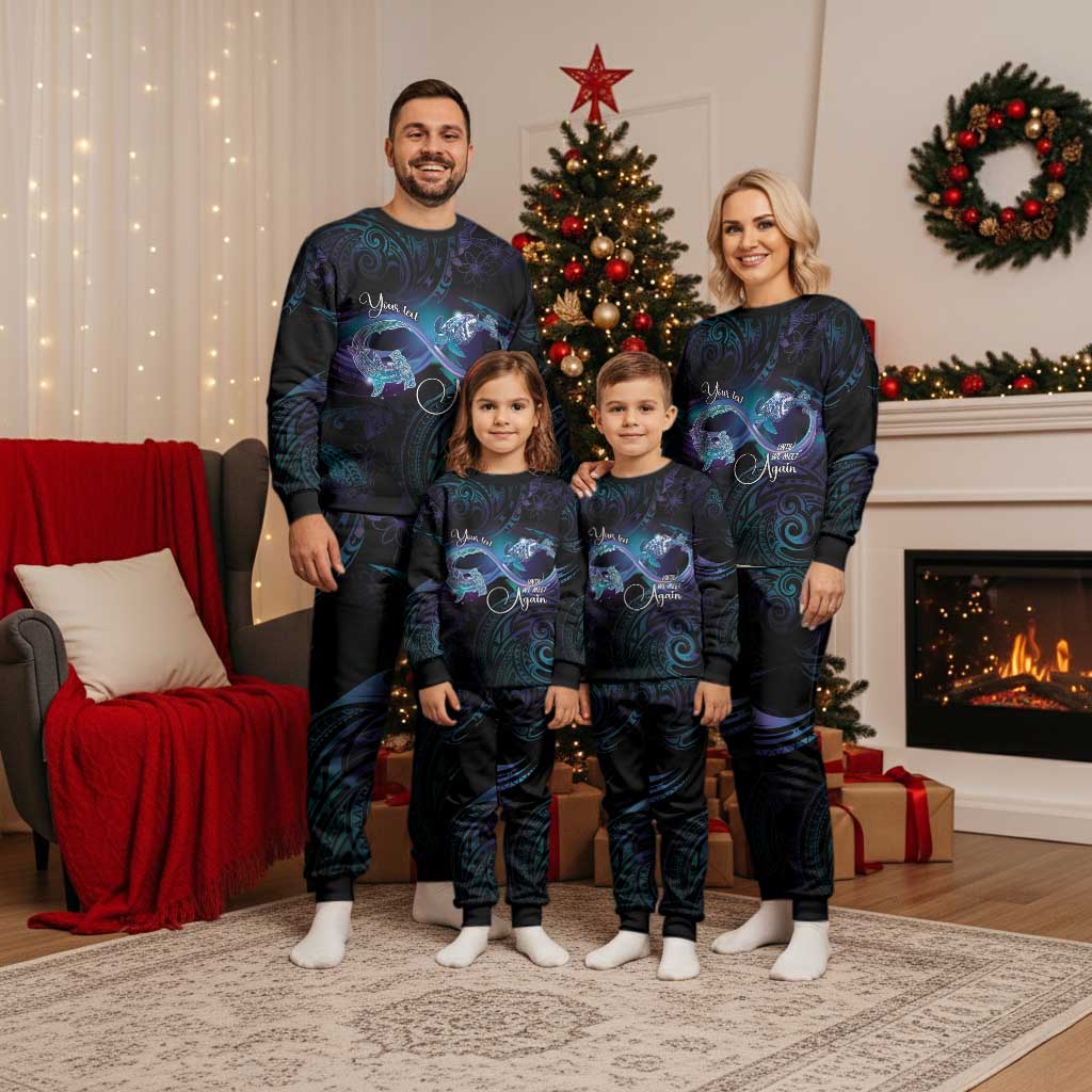 Polynesian Personalized Memorial Christmas Pajama Set Oceanic Infinity Symbol - Until We Meet Again - Polynesian Pride