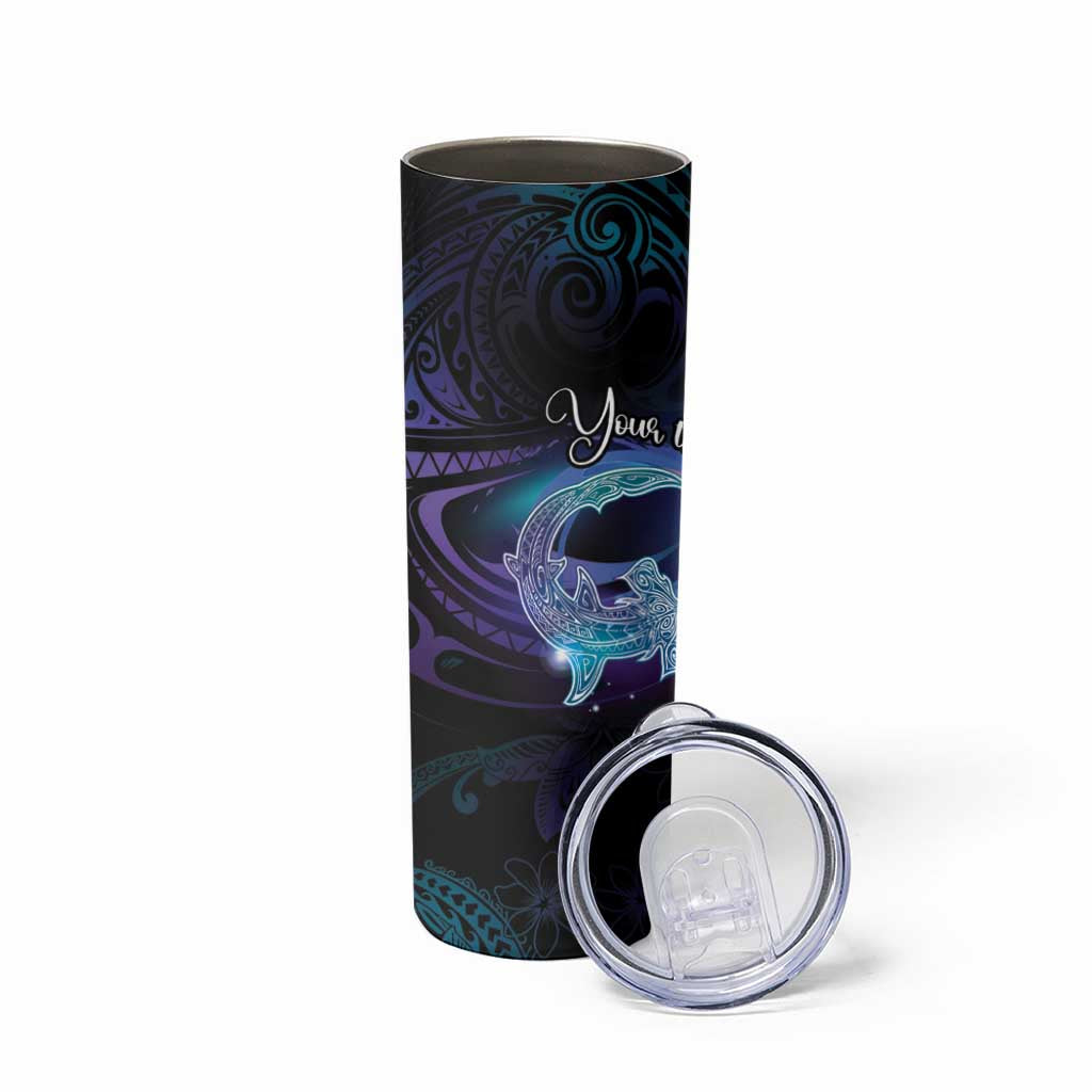 Polynesian Personalized Memorial Skinny Tumbler Oceanic Infinity Symbol - Until We Meet Again - Polynesian Pride