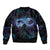 Polynesian Personalized Memorial Sleeve Zip Bomber Jacket Oceanic Infinity Symbol - Until We Meet Again - Polynesian Pride