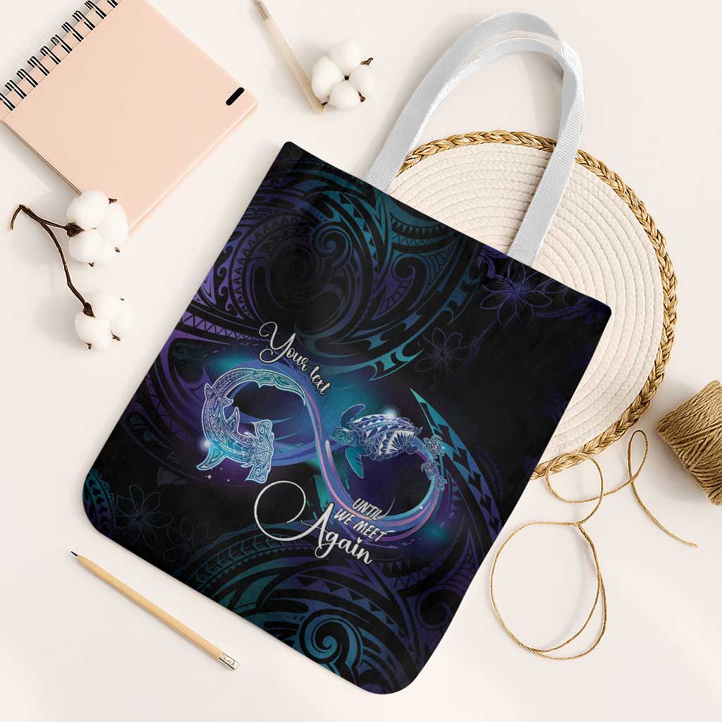Polynesian Personalized Memorial Tote Bag Oceanic Infinity Symbol - Until We Meet Again - Polynesian Pride