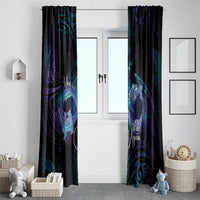 Polynesian Personalized Memorial Window Curtain Oceanic Infinity Symbol - Until We Meet Again - Polynesian Pride