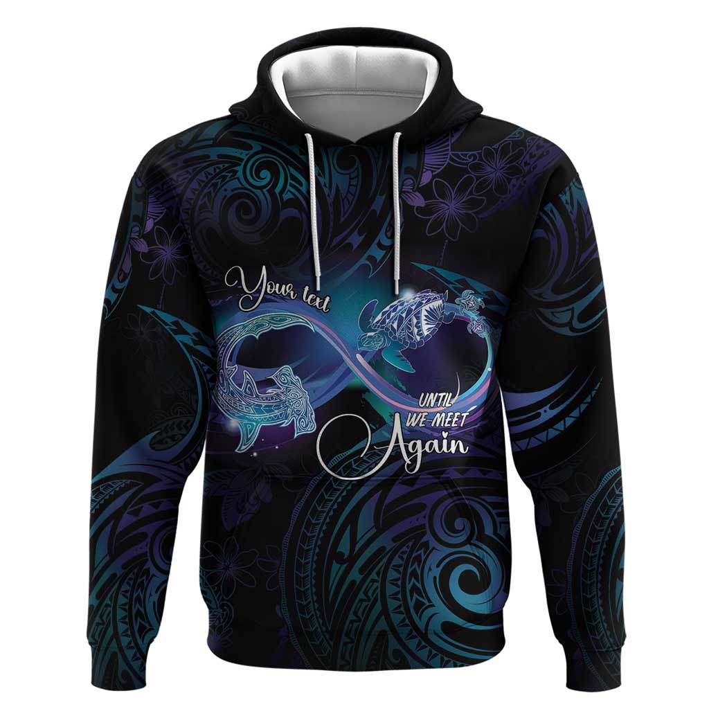 Polynesian Personalized Memorial Zip Hoodie Oceanic Infinity Symbol - Until We Meet Again - Polynesian Pride