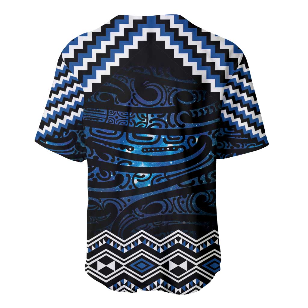 New Zealand Matariki Baseball Jersey Galaxy Styled Taniko