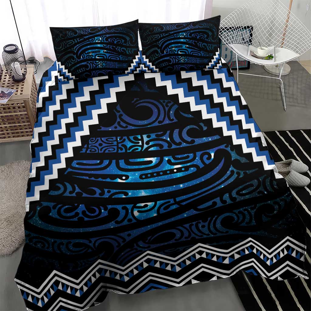 New Zealand Matariki Bedding Set Galaxy Styled Taniko