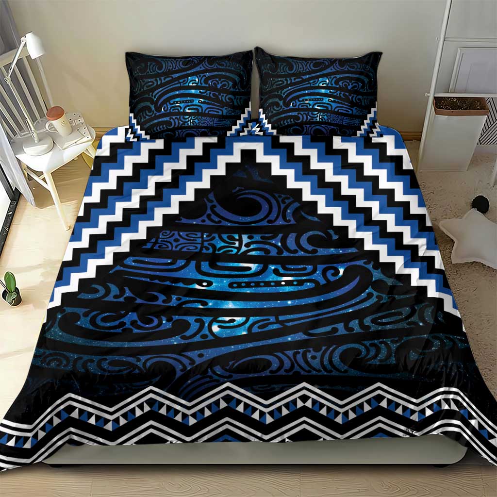New Zealand Matariki Bedding Set Galaxy Styled Taniko