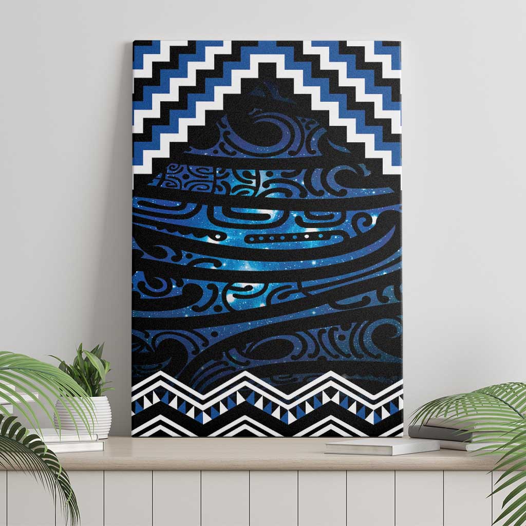 New Zealand Matariki Canvas Wall Art Galaxy Styled Taniko
