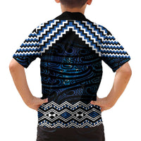 New Zealand Matariki Family Matching Tank Maxi Dress and Hawaiian Shirt Galaxy Styled Taniko