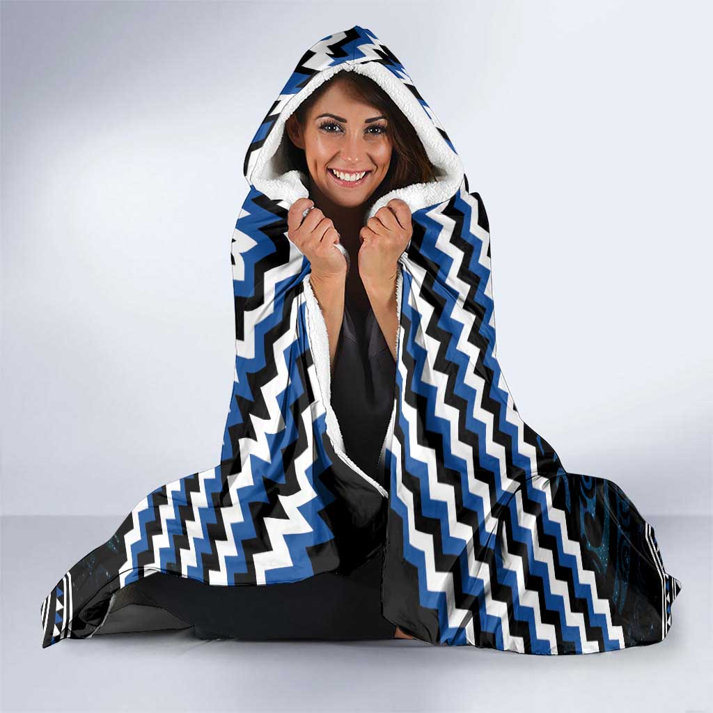New Zealand Matariki Hooded Blanket Galaxy Styled Taniko