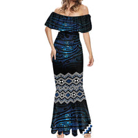 New Zealand Matariki Mermaid Dress Galaxy Styled Taniko